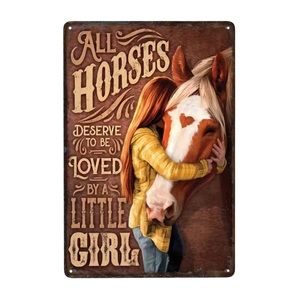 All Horses Deserve to be Loved by a Little Girl